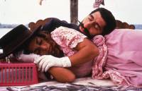 Кадр Черная кошка, белый кот