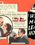 Постер из фильма "Why Men Leave Home" - 1