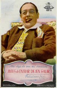 Постер Antes de entrar, dejen salir