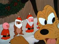 Кадр Новогодняя елка Плуто