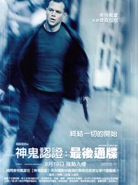 Постер Ультиматум Борна