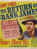 Постер из фильма "Возвращение Фрэнка Джеймса" - 1