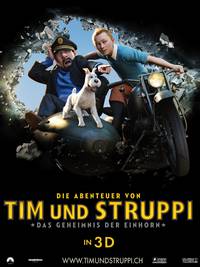 Постер Приключения Тинтина: Тайна единорога 3D