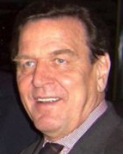 Герхард Шрёдер фото