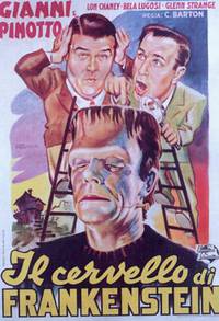 Постер Эбботт и Костелло встречают Франкенштейна