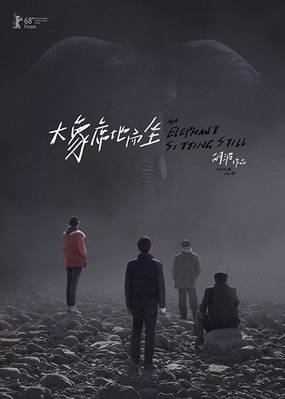 Слон сидит спокойно