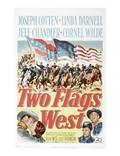 Постер из фильма "Два флага Запада" - 1