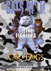 Постер Кошки против собак