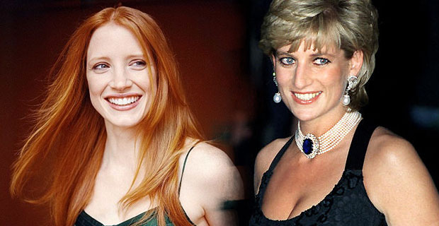 Джессика Честейн и принцесса Диана