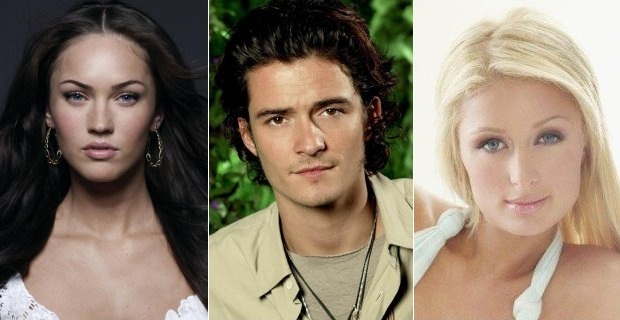 Пэрис Хилтон, Орландо Блум, Меган Фокс