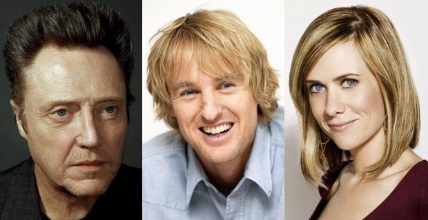 Кристофер Уокен, Оуэн Уилсон и Кристен Уиг