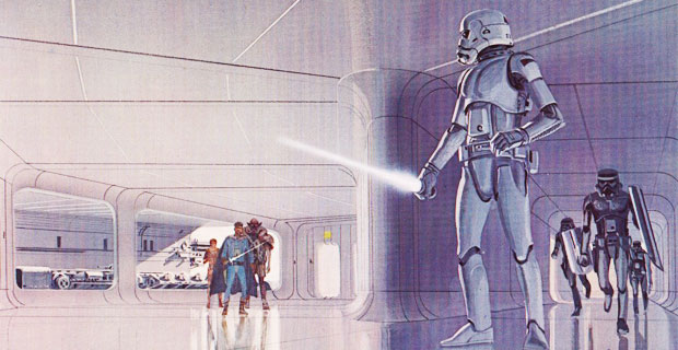 эскиз к фильму "Звёздные войны" 