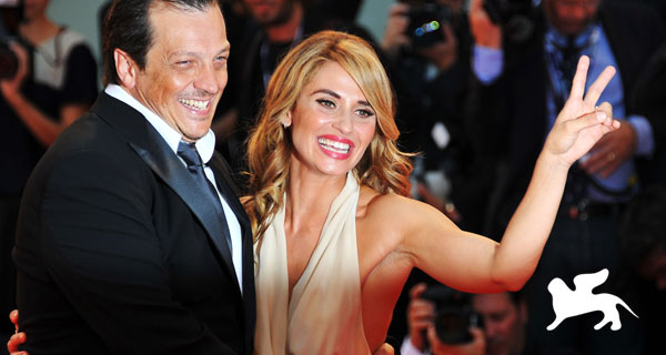 Габриэль Муччино и Анджелика Руссо на Венецианском кинофестивале 
