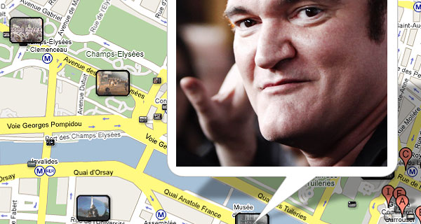 Google Maps и Квентин Тарантино