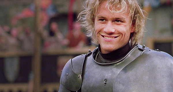 Хит Леджер в фильме «История рыцаря»