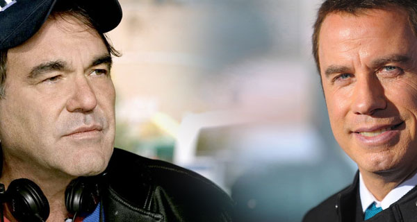 Оливер Стоун и Джон Траволта