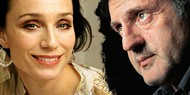 Кристин Скотт Томас снимается с Даниелем Отоем