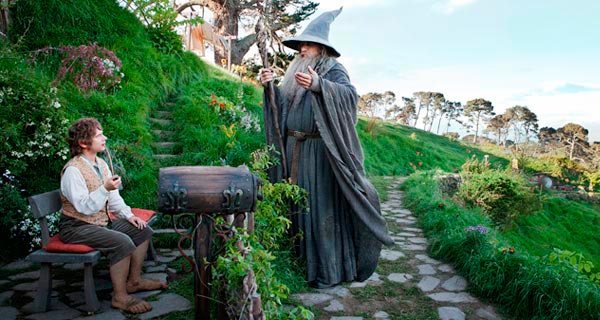 кадр с фильма «Хоббит: Нежданное путешествие»