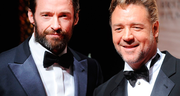 Хью Джекман и Рассел Кроу