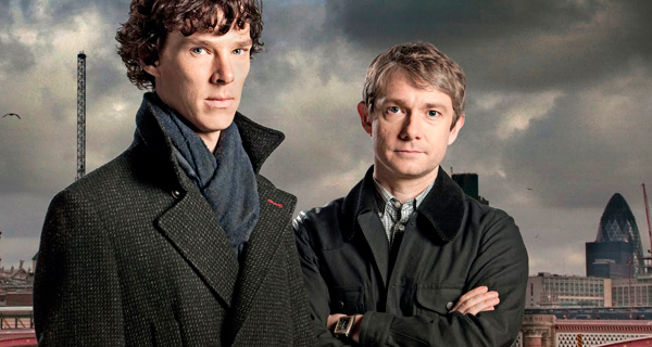 Бенедикт Камбербэтч и Мартин Фриман