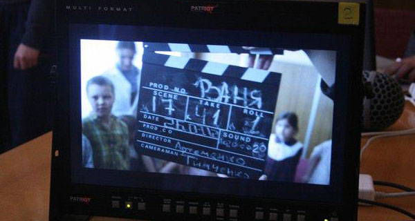 кадр со съемок короткометражки  «Ваня» 