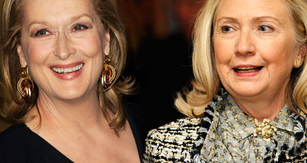 Мэрил Стрип и Хиллари Клинтон