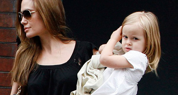 Анджелина Джоли и Вивьен Маршелин