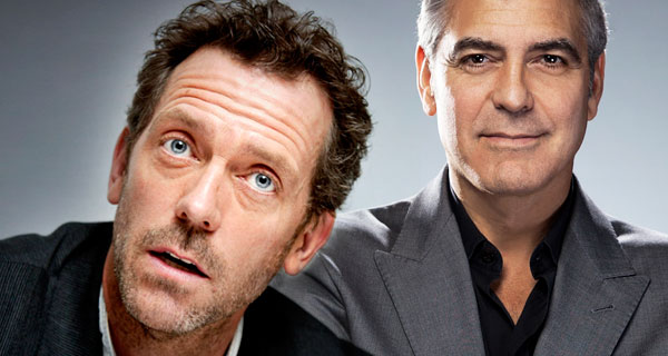 Хью Лори и Джордж Клуни