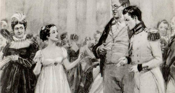 иллюстрация к роману Льва Толстого «Война и мир»