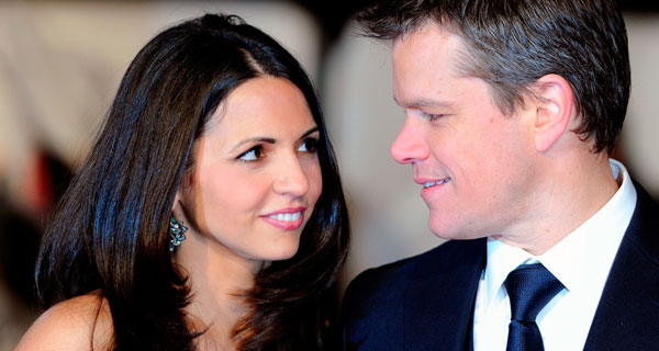 Лючиана Баррозо и Мэтт Дэймон