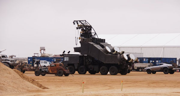 Кадр со съемок фильма «Безумный Макс: Дорога ярости»