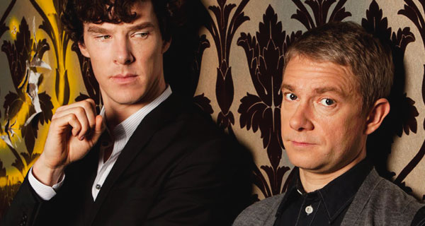 герои сериала «Шерлок» 