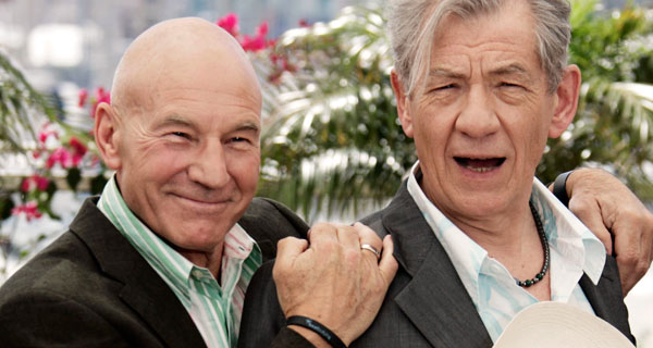 Патрик Стюарт и Иэн МакКеллен