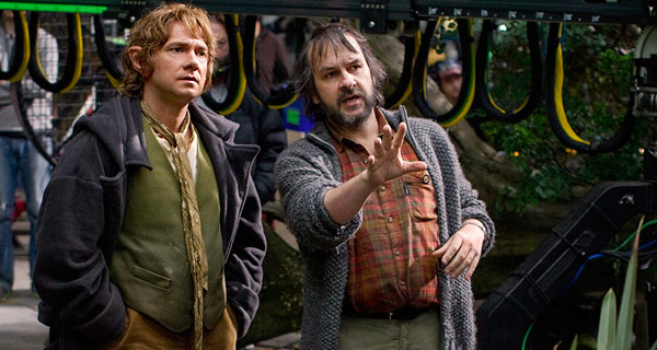 Мартин Фриман и Питер Джексон