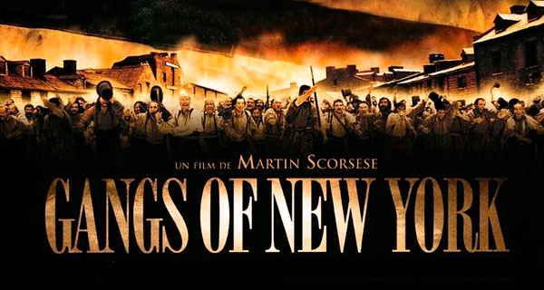 фрагмент постера к фильму «Банды Нью-Йорка» 