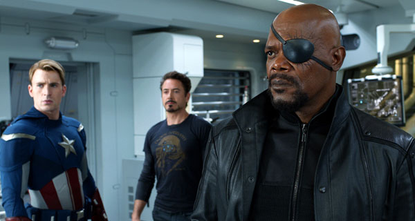 герои фильма «Мстители» 