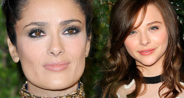 Сальма Хайек и Хлоя Морец