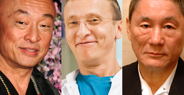 Кэри-Хироюки Тагава, Иван Охлобыстин и Такеши Китано