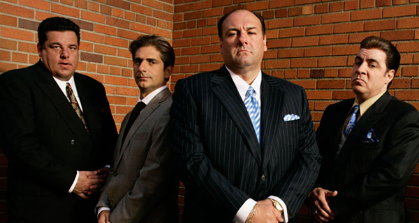 герои сериала «Клан Сопрано» 