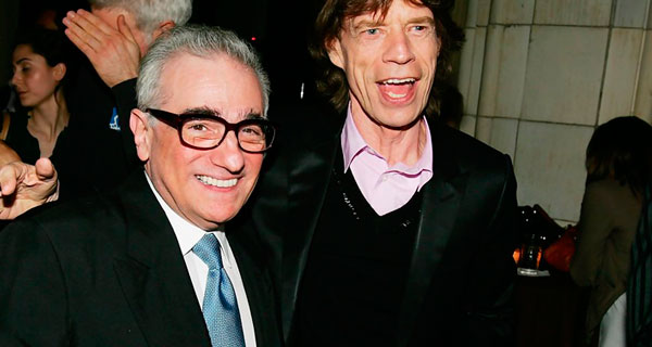 Мартин Скорсезе и Мик Джаггер