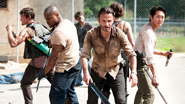 кадр с сериала «Ходячие мертвецы»