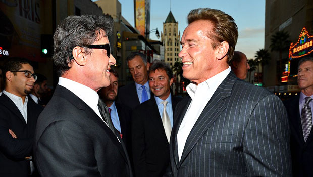 Сильвестр Сталлоне и Арнольд Шварценеггер