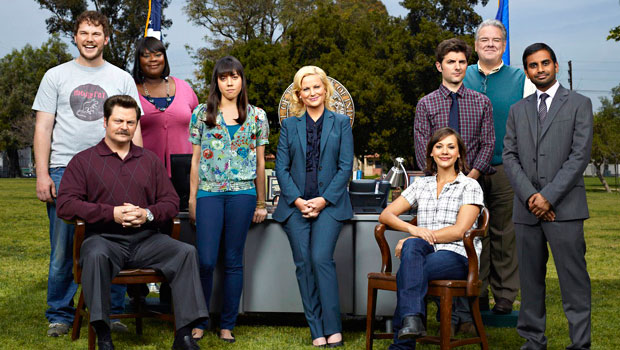 герои сериала «Парки и зоны отдых»