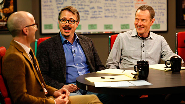 Джим Рэш, Винс Гиллиган и Брайан Крэнстон