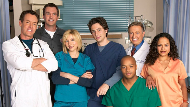 герои сериала «Клиника»