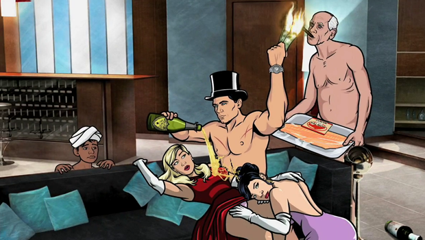 кадр из мультсериала "Арчер"