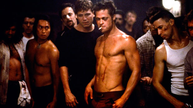 кадр с фильма «Бойцовский клуб»