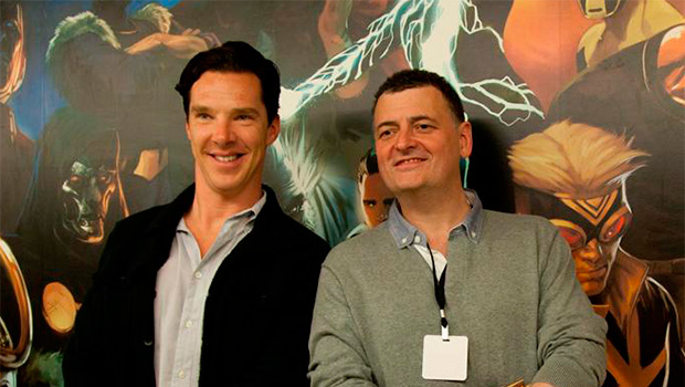 Бенедикт Камбербэтч и Стивен Моффат