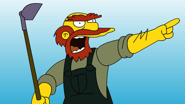 садовник Вилли из "Симпсонов"