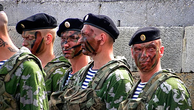 съемки сериала "Морпехи"